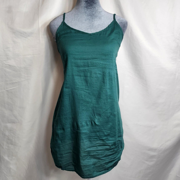 DRA Los Angeles  Dress Size XS Green Color Autumn Maxi Dress Boho  Cottagecore - Picture 9 of 14